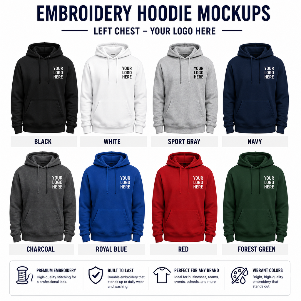 Custom Embroidered Hoodie