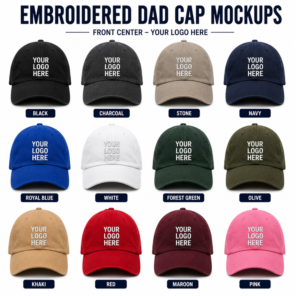 Custom Embroidered Dad Cap