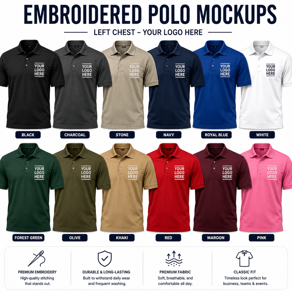 Custom Embroidered Polo