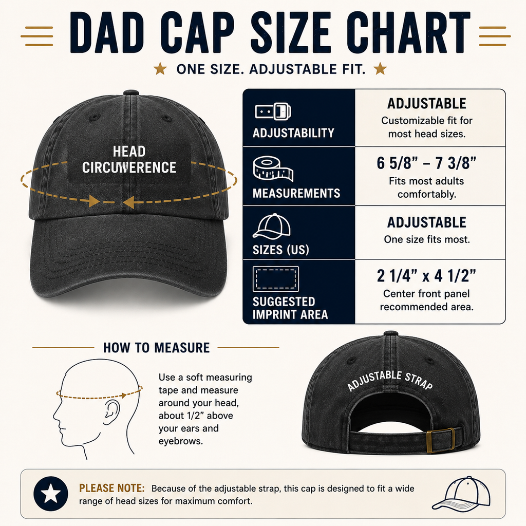 Custom Embroidered Dad Cap